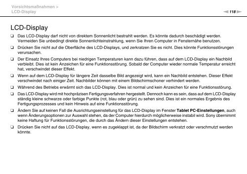 Sony VPCF24M1R - VPCF24M1R Istruzioni per l'uso Tedesco