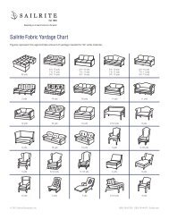 Sailrite Fabric Yardage Chart
