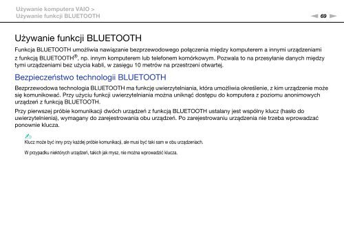 Sony VPCCB3S1R - VPCCB3S1R Istruzioni per l'uso Polacco