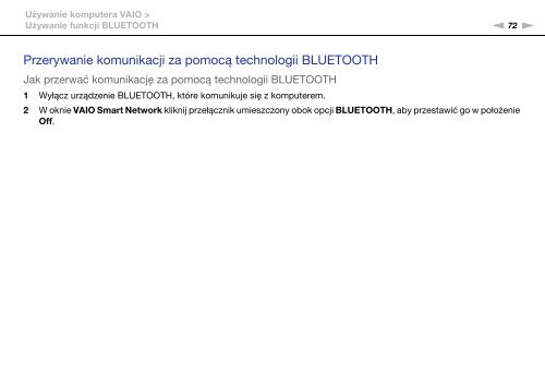 Sony VPCCB3S1R - VPCCB3S1R Istruzioni per l'uso Polacco