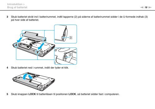 Sony VPCCB3S1R - VPCCB3S1R Istruzioni per l'uso Danese