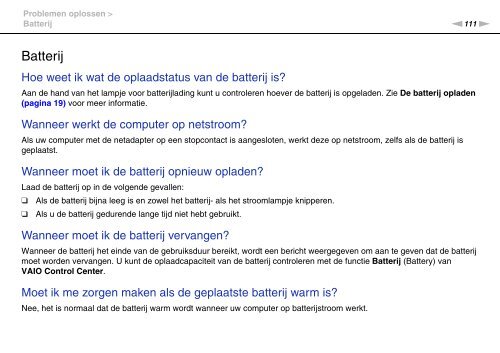 Sony VPCYB3Q1R - VPCYB3Q1R Istruzioni per l'uso Olandese