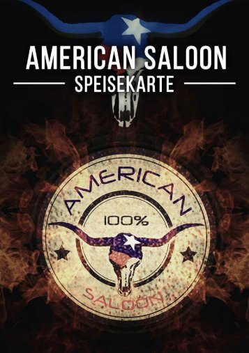 American Saloon - Speisekarte