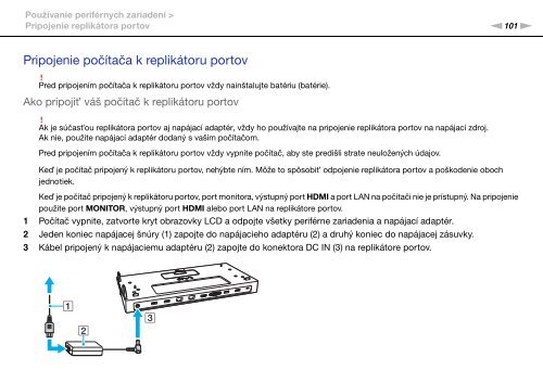 Sony VPCSE1E1E - VPCSE1E1E Istruzioni per l'uso Slovacco