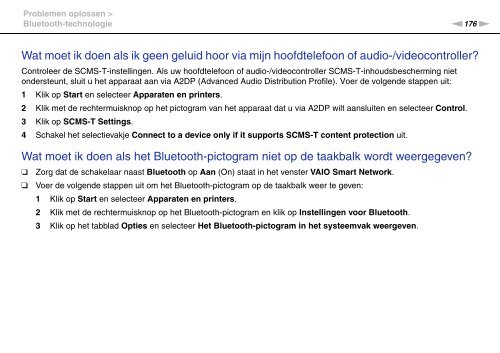 Sony VGN-SR59VG - VGN-SR59VG Istruzioni per l'uso Olandese