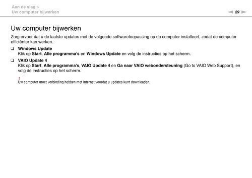 Sony VGN-SR59VG - VGN-SR59VG Istruzioni per l'uso Olandese