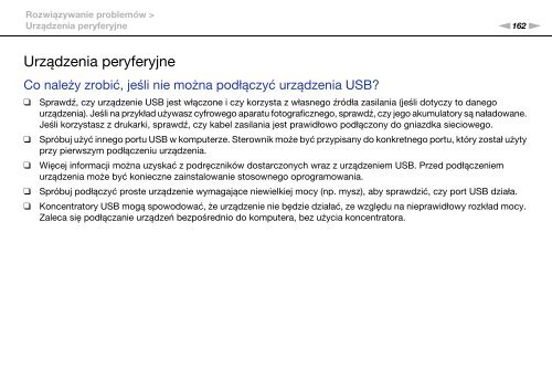 Sony VPCCA4S1E - VPCCA4S1E Istruzioni per l'uso Polacco