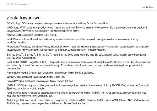 Sony VPCCA4S1E - VPCCA4S1E Istruzioni per l'uso Polacco