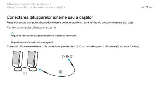 Sony VPCCA4S1E - VPCCA4S1E Istruzioni per l'uso Rumeno