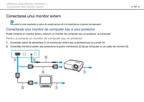 Sony VPCCA4S1E - VPCCA4S1E Istruzioni per l'uso Rumeno