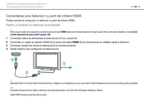 Sony VPCCA4S1E - VPCCA4S1E Istruzioni per l'uso Rumeno