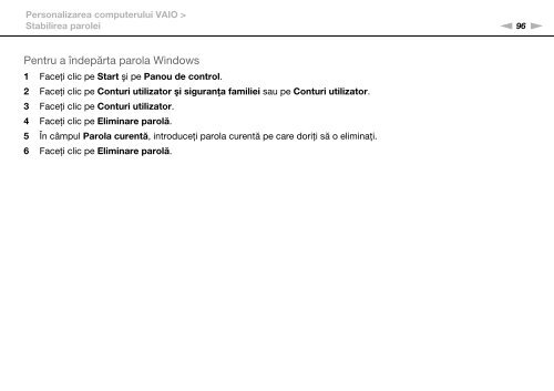 Sony VPCCA4S1E - VPCCA4S1E Istruzioni per l'uso Rumeno