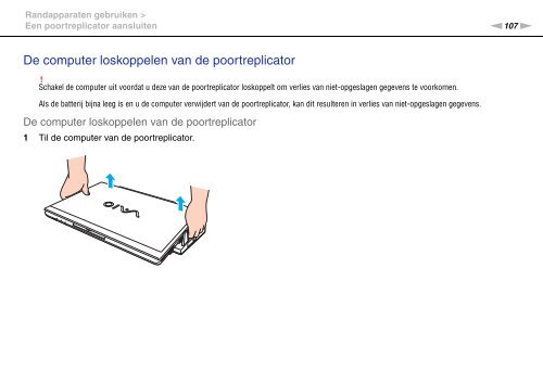 Sony VPCSE2X1R - VPCSE2X1R Istruzioni per l'uso Olandese