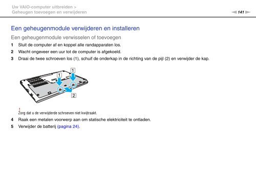 Sony VPCSE2X1R - VPCSE2X1R Istruzioni per l'uso Olandese