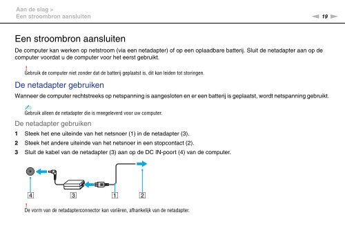 Sony VPCSE2X1R - VPCSE2X1R Istruzioni per l'uso Olandese