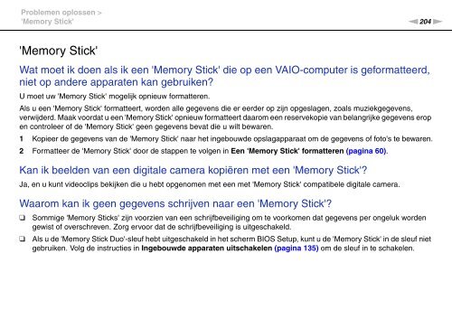 Sony VPCSE2X1R - VPCSE2X1R Istruzioni per l'uso Olandese