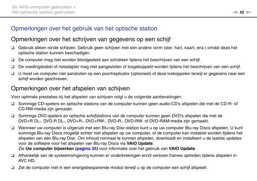 Sony VPCSE2X1R - VPCSE2X1R Istruzioni per l'uso Olandese