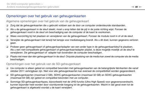 Sony VPCSE2X1R - VPCSE2X1R Istruzioni per l'uso Olandese