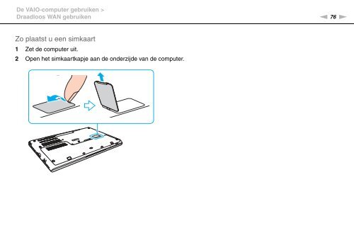 Sony VPCSE2X1R - VPCSE2X1R Istruzioni per l'uso Olandese