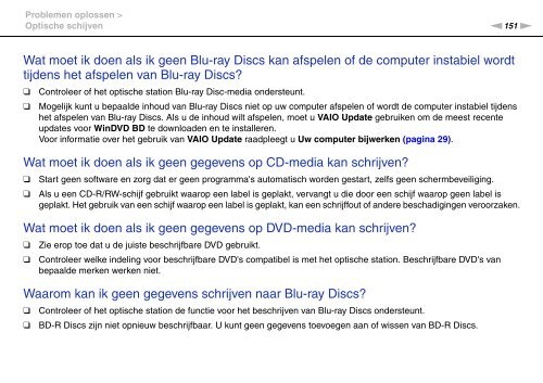 Sony VPCF13S0E - VPCF13S0E Istruzioni per l'uso Olandese