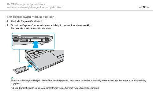 Sony VPCF13S0E - VPCF13S0E Istruzioni per l'uso Olandese