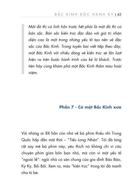 BAC KINH DOC HANH KY