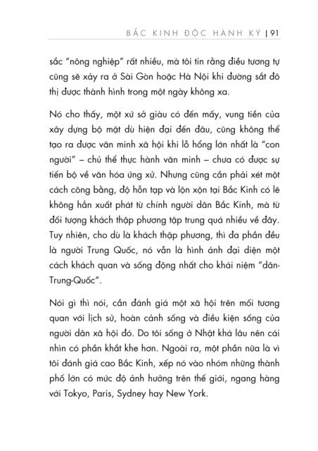 BAC KINH DOC HANH KY