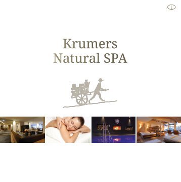 Krumers SPA Menu | ENGLISH
