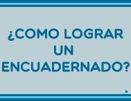 ¿Como lograr un encuadernado?