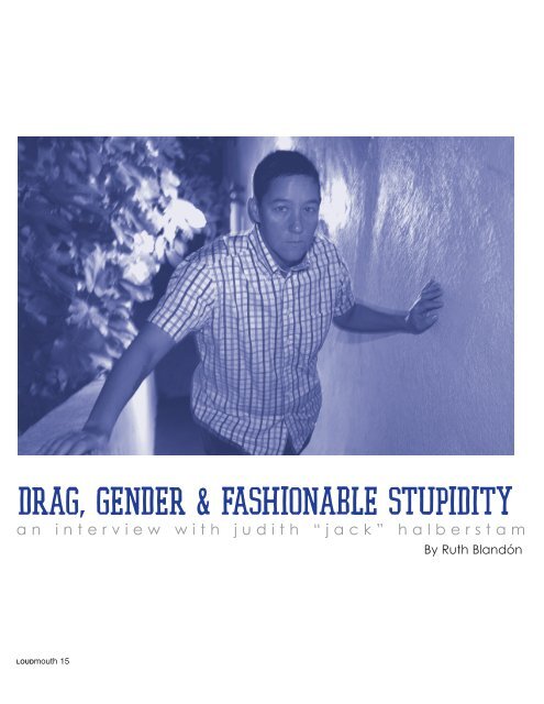 judith “jack” halberstam on drag, gender and fashionable stupidity ...