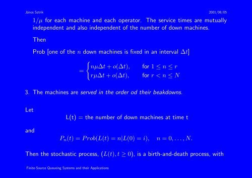 Finite-Source Queueing Systems and their Applications