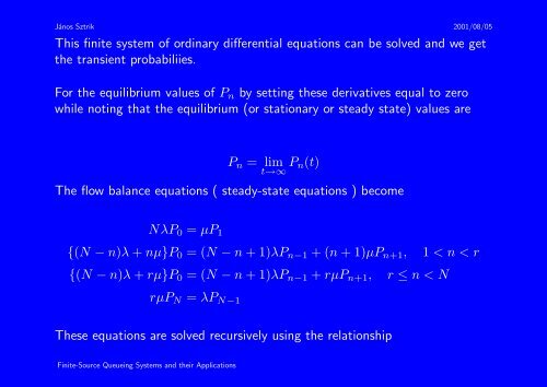 Finite-Source Queueing Systems and their Applications