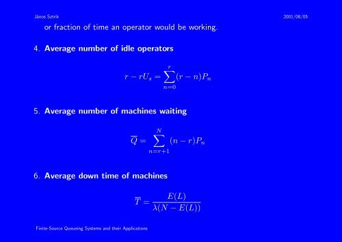 Finite-Source Queueing Systems and their Applications