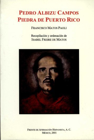 pedro albizu campos piedra de puerto rico - Frente de Afirmación ...