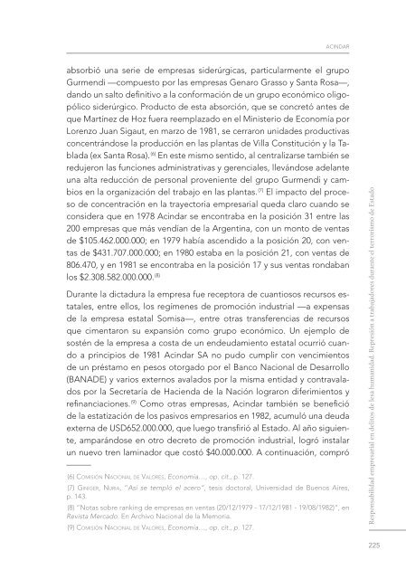 Responsabilidad empresarial en delitos de lesa humanidad