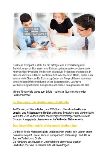 Business Compact+ Vorstellung