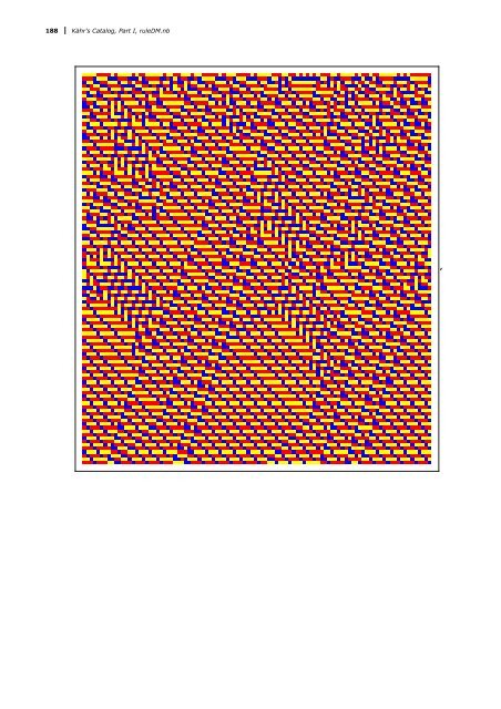 Kähr's Catalog of morphic CA-Patterns, Part I, ruleDM