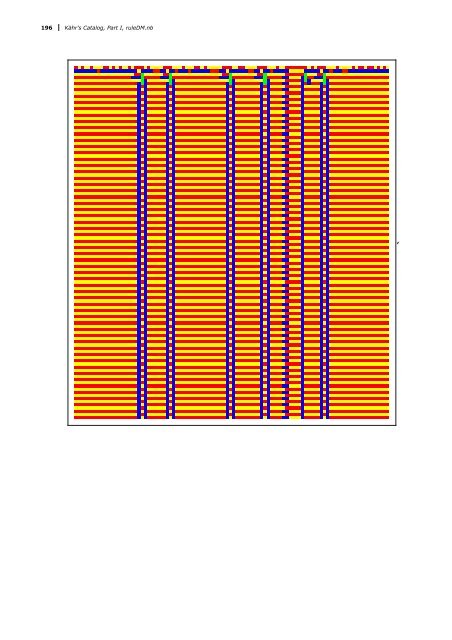 Kähr's Catalog of morphic CA-Patterns, Part I, ruleDM