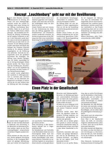 Saale-Holzland-Echo Ausgabe 5 - 4. Quartal 2015