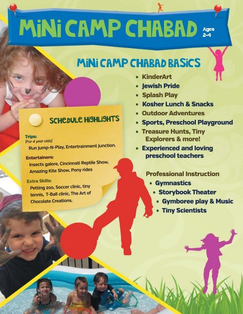 Camp Chabad Summer Brochure 2014