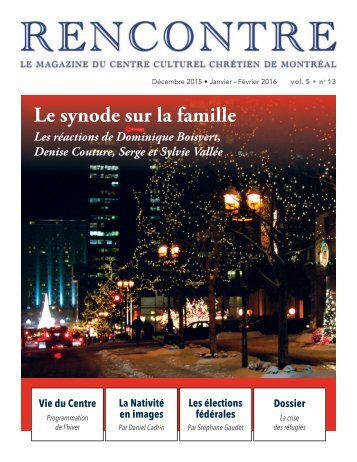 Le synode sur la famille