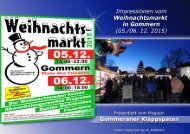 Weihnachtsmarkt in Gommern 2015