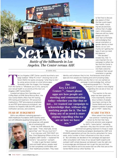 THE FIGHT SOCAL'S LGBT MONTHLY MAGAZINE DECEMBER 2015