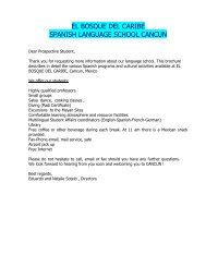EL BOSQUE DEL CARIBE SPANISH LANGUAGE SCHOOL CANCUN