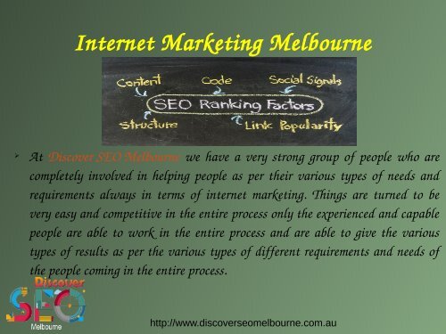 Internet Marketing Services Melbourne