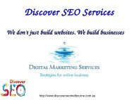 Online Marketing Melbourne SEO Services