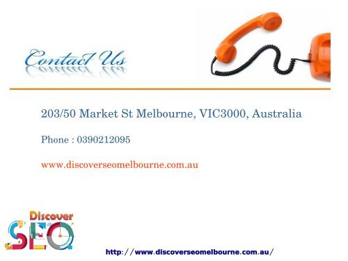 Discover SEO Services Melbourne