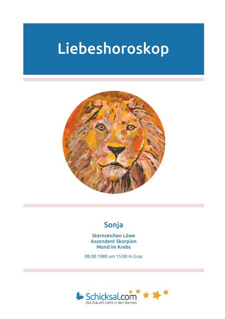 Löwe - Liebeshoroskop