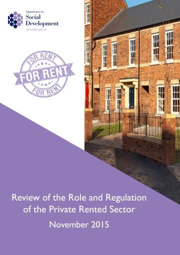 Review of the Role and Regulation of the Private Rented Sector