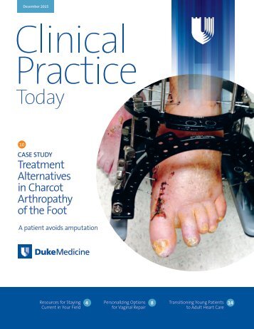 Treatment Alternatives in Charcot Arthropathy of the Foot